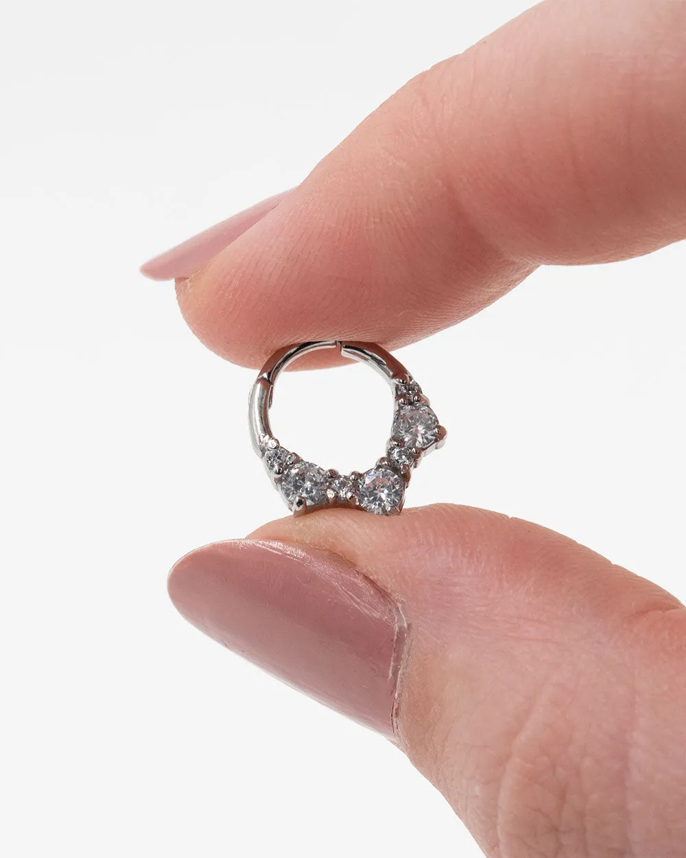16 Gauge | 8mm 7 Cz Hinged Septum Clicker