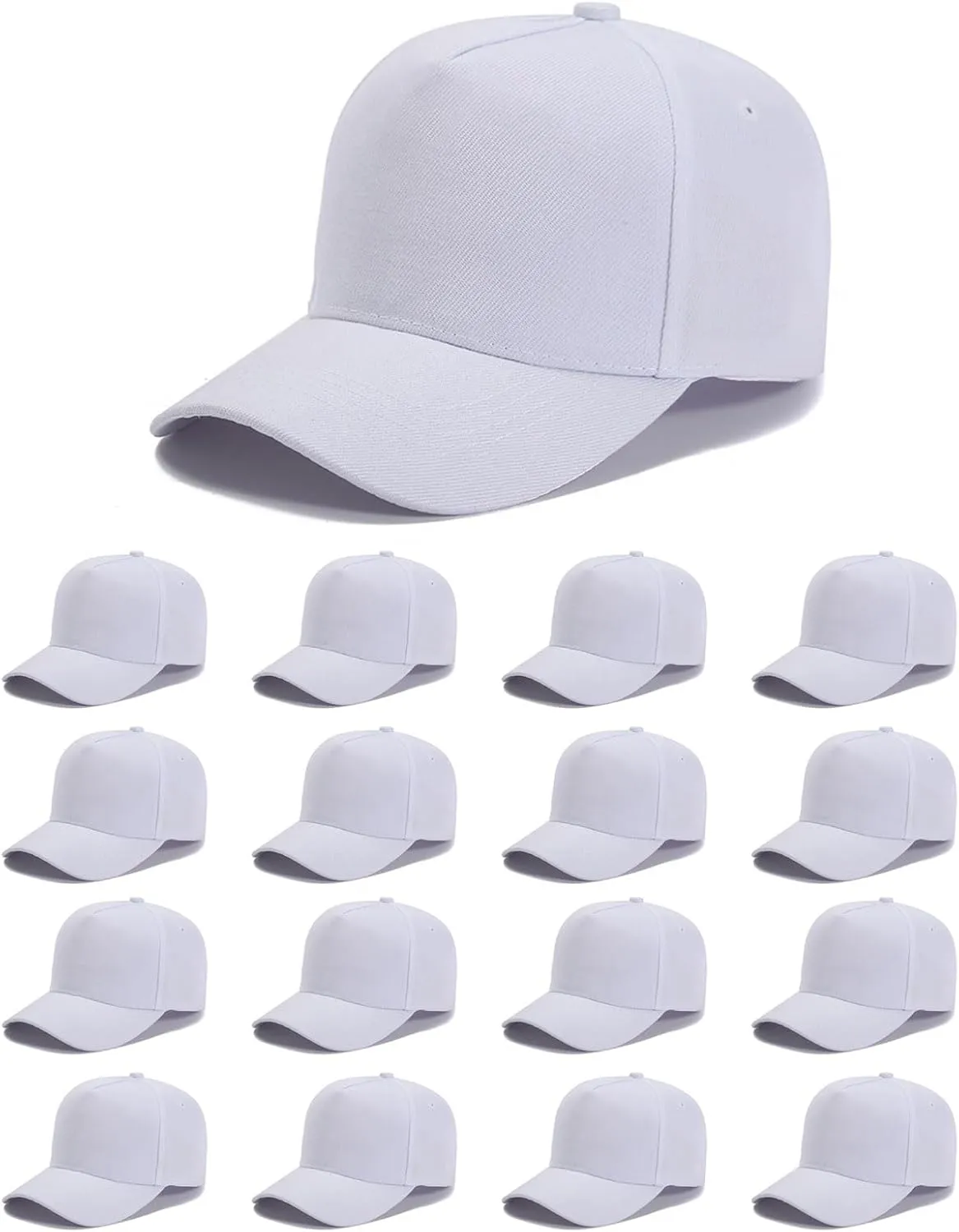 16 Pack Trucker Hat Adjustable GorrasBlank Baseball Cap for TruckerWholesale Unisex Ball Cap for Men & Women