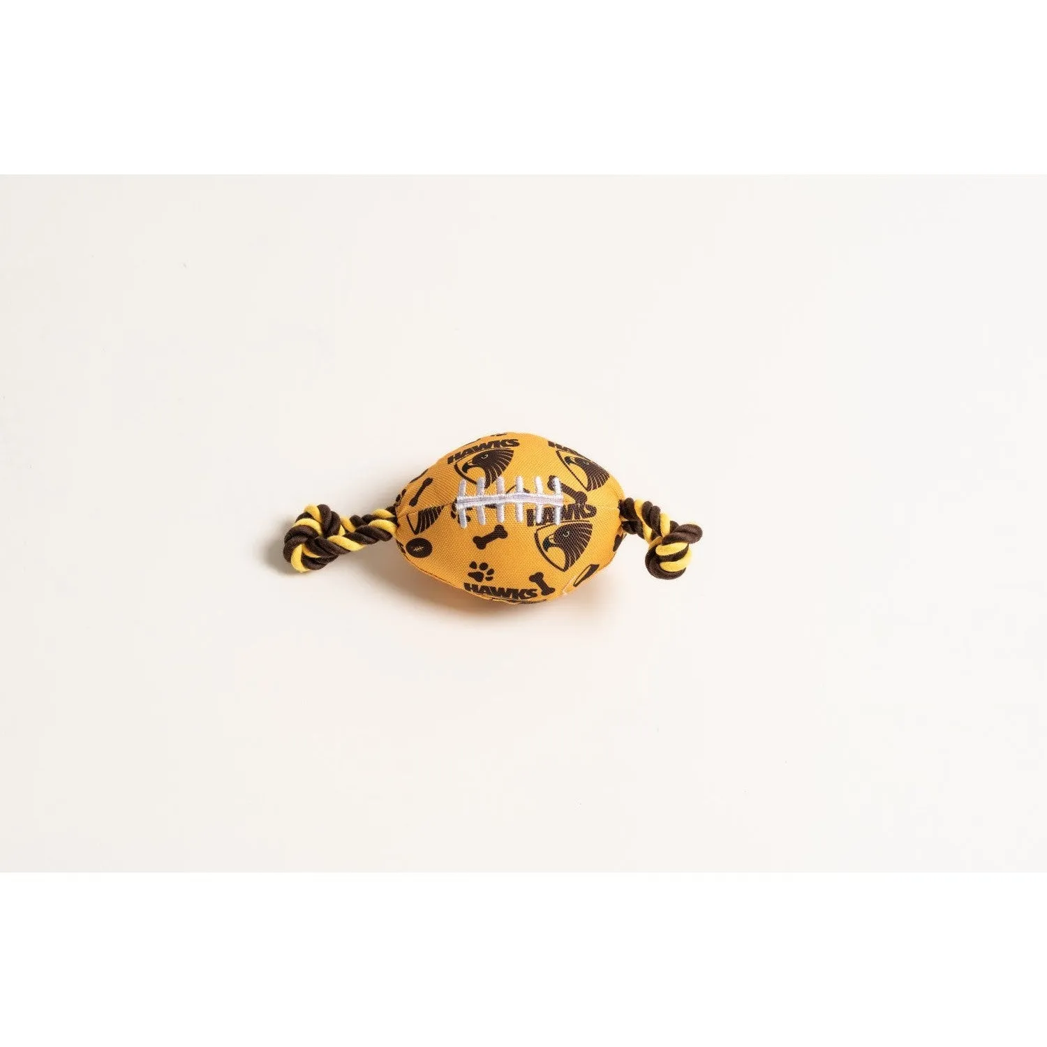 AFL Hawthorn Hawks Footy Dog Rope Toy^^^