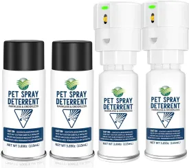Cat Spray Deterrent System [2 Pack] Pet Deterrent Device Refill 2 Pack-White