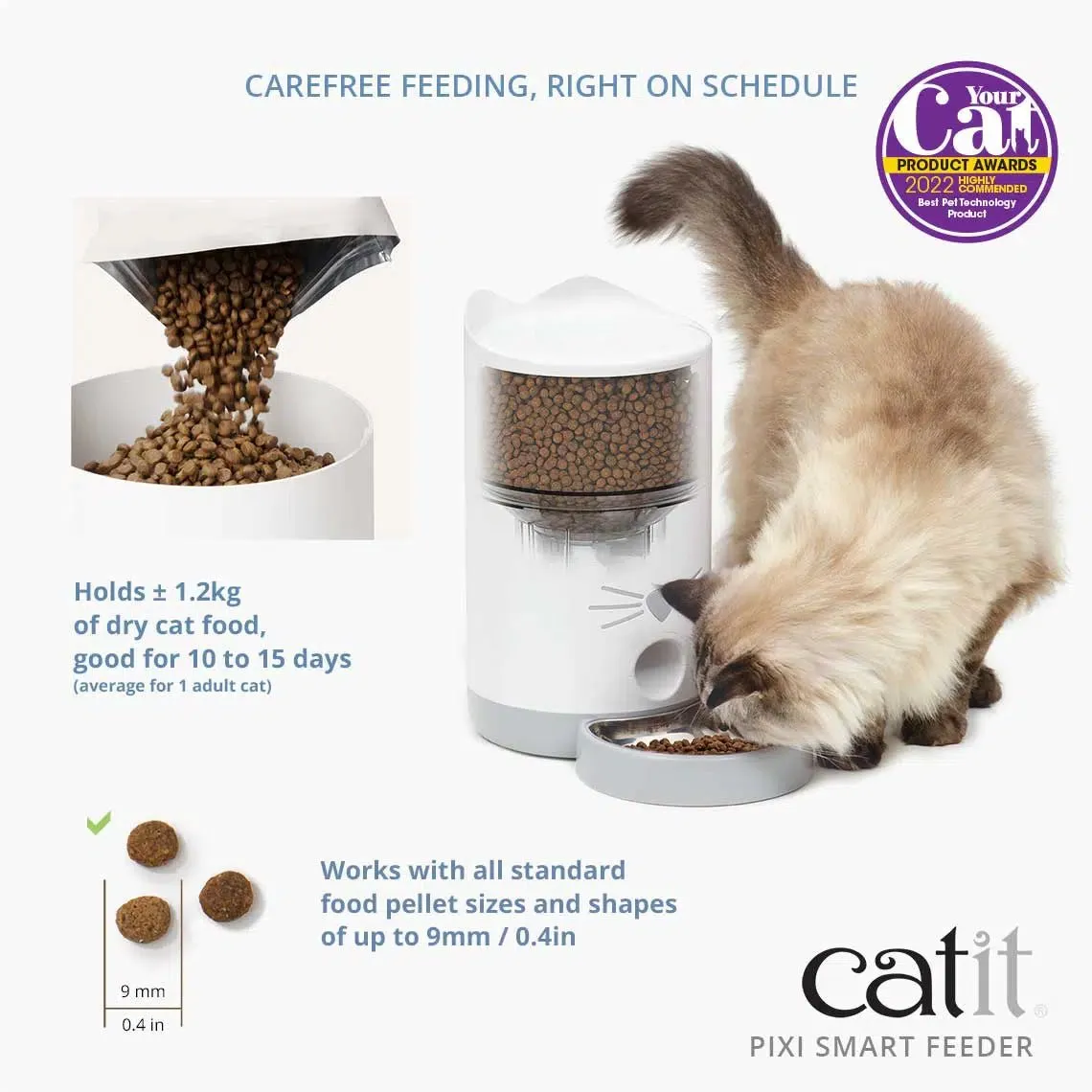 CATIT PIXI Smart Dry Cat Food Feeder