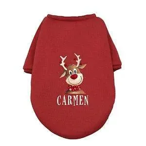 Christmas Deer Dog Hoodie