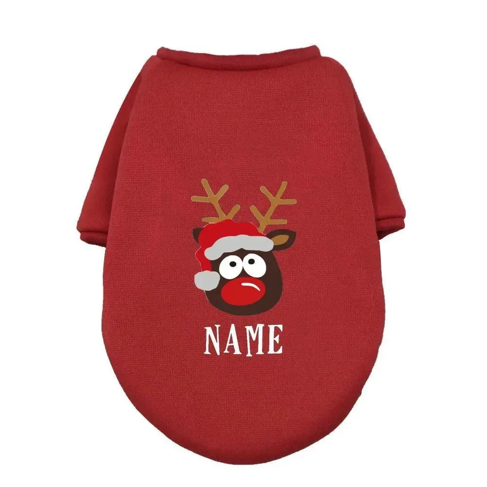 Christmas Deer Dog Hoodie