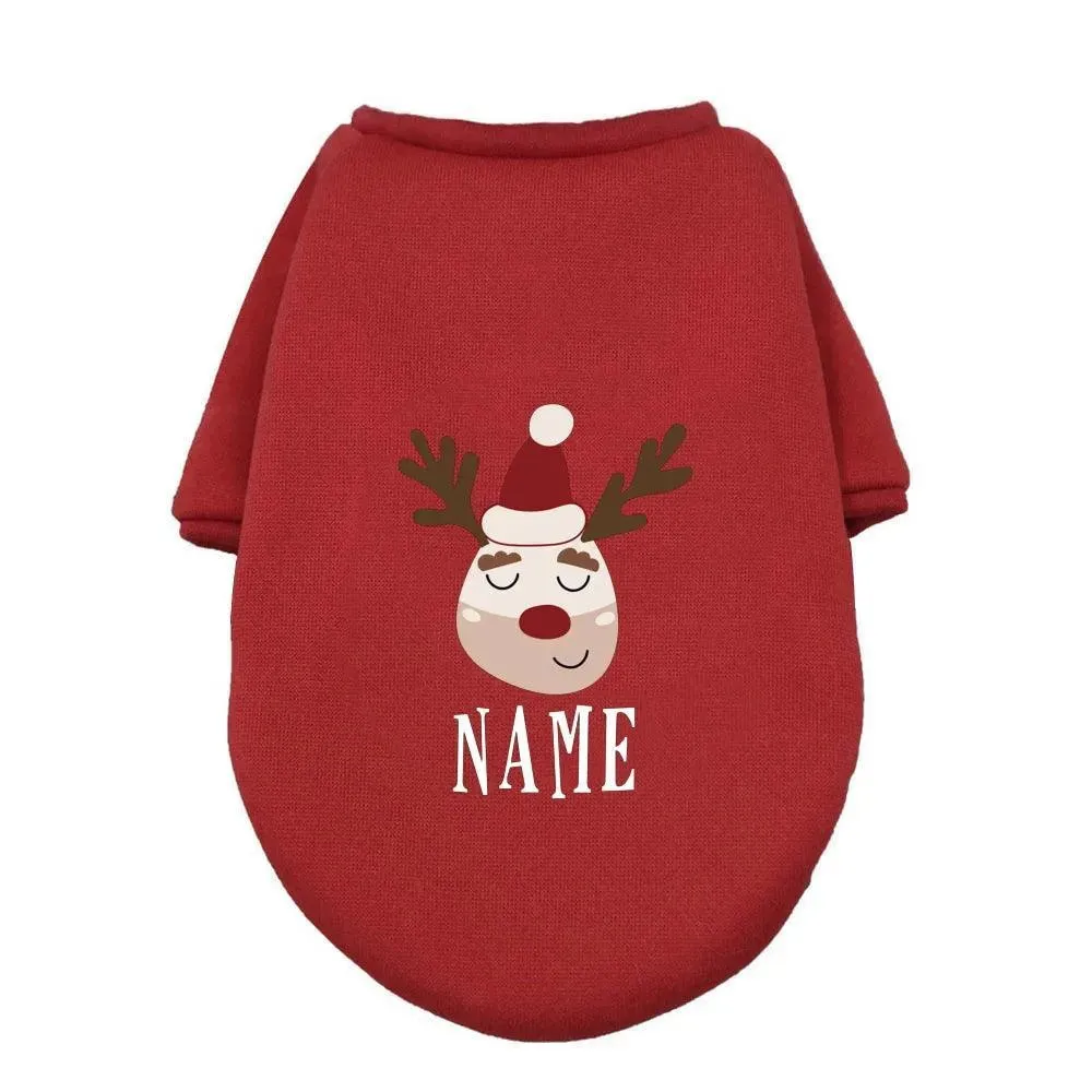 Christmas Deer Dog Hoodie
