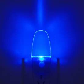 CICINY Motion Sensor Night Light 2 Pack, 0.5W Plug in Motion Activated LED Night Lights, Automatic Motion Detector Night Lights for Kids Room, Bedroom, Bathroom, Stair, Toilet, Corridor (Blue)