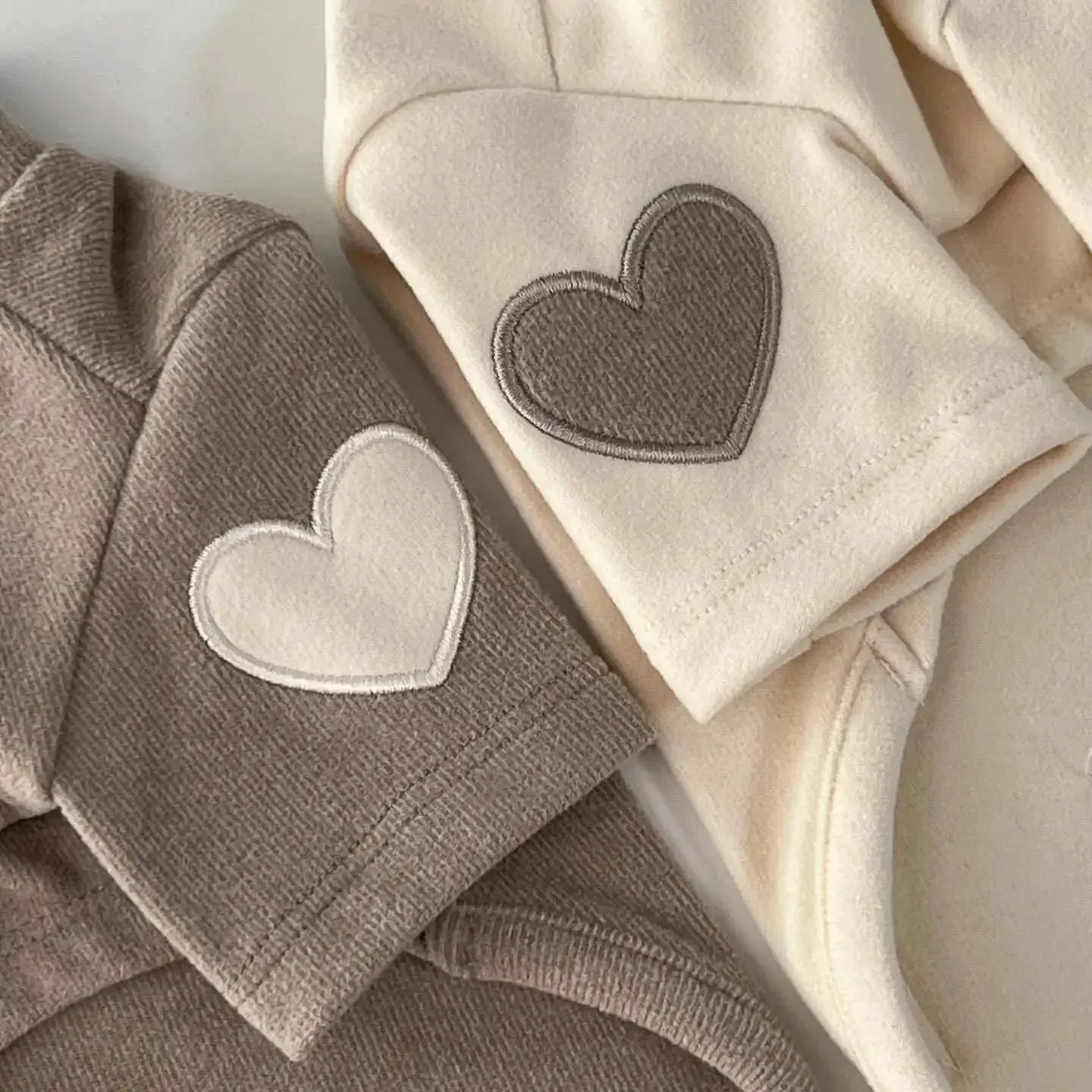 Cute Love Bear Hoodie for Pets - Warm Polyester Clothing for Dogs and Cats