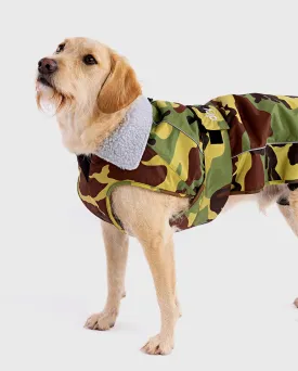 Dog Dryrobe in Camo & Grey