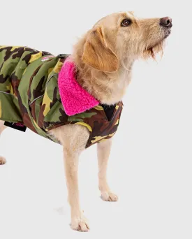 Dog Dryrobe in Camo & Pink