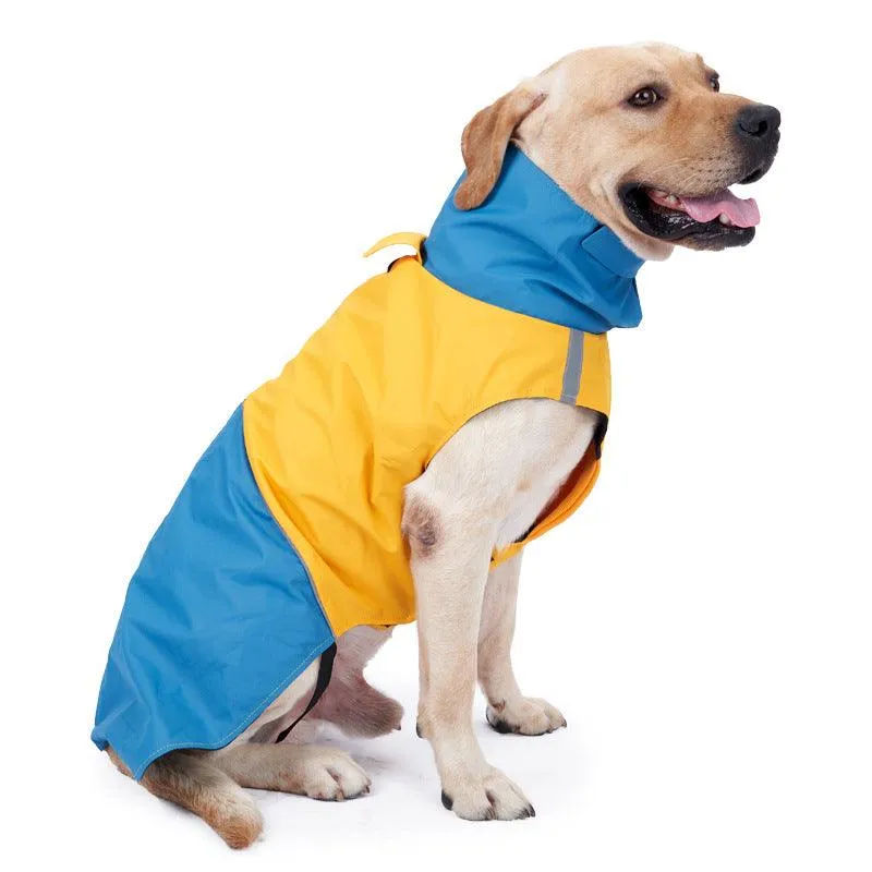 Dog Jacket Raincoat Waterproof Reflective