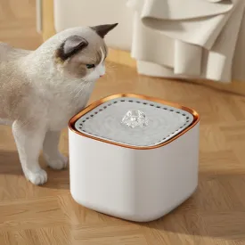 Eisoary Pet Automatic Waterer Dispenser Cat Dog Water Fountain, Large Capacity USB Electric Mute Water Feeder Electric Fountain Cats Pump for Cats and Dogs