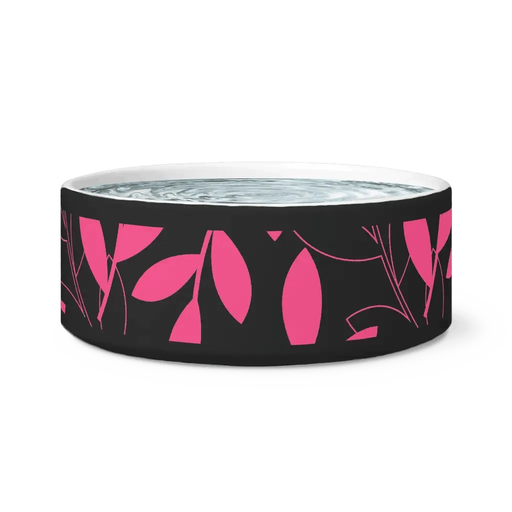 Elegant Ceramic Pet Bowl with Trendy Design for Home Aesthetics