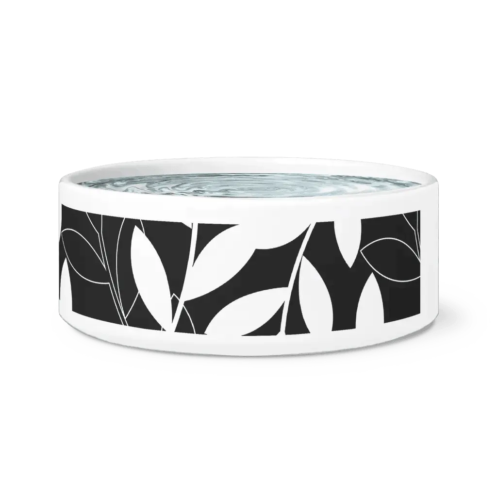 Elegant Ceramic Pet Bowl with Trendy Design for Home Aesthetics
