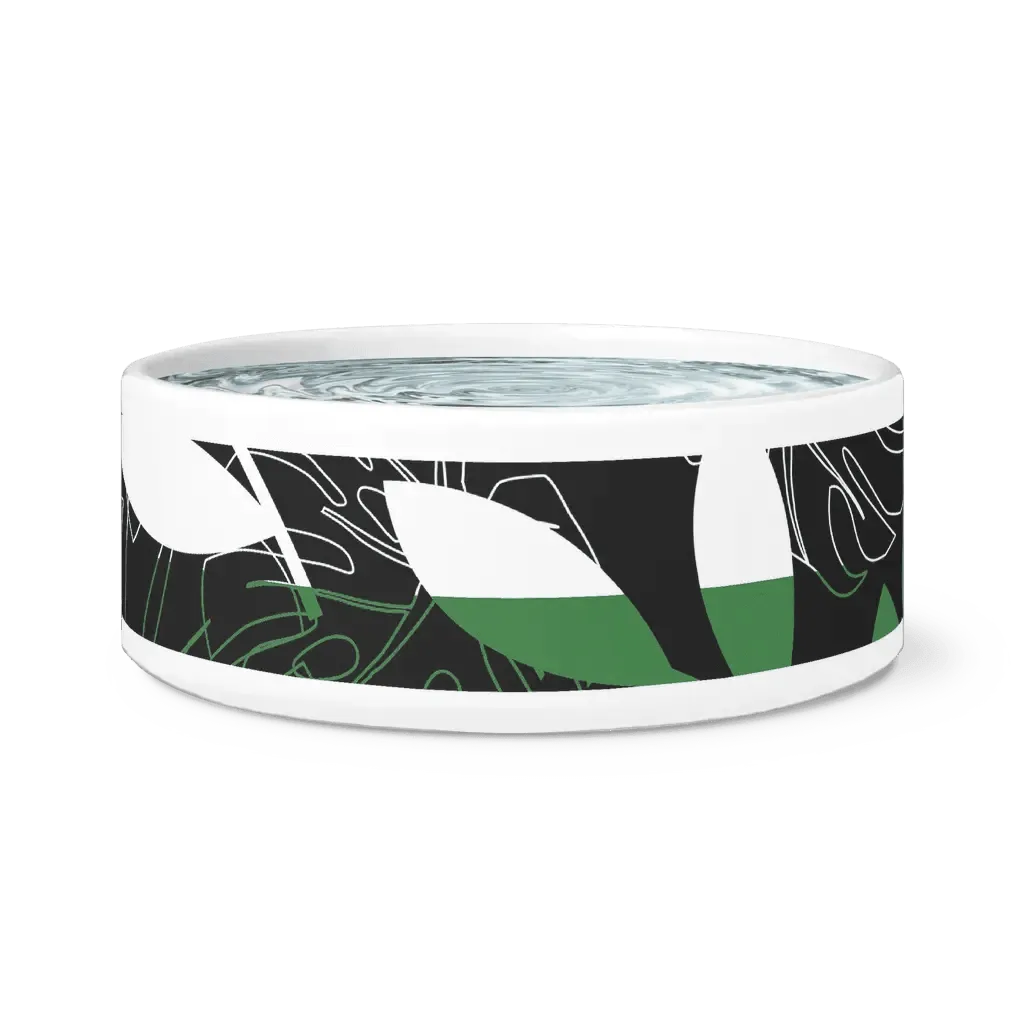 Elegant Ceramic Pet Bowl with Trendy Design for Home Aesthetics