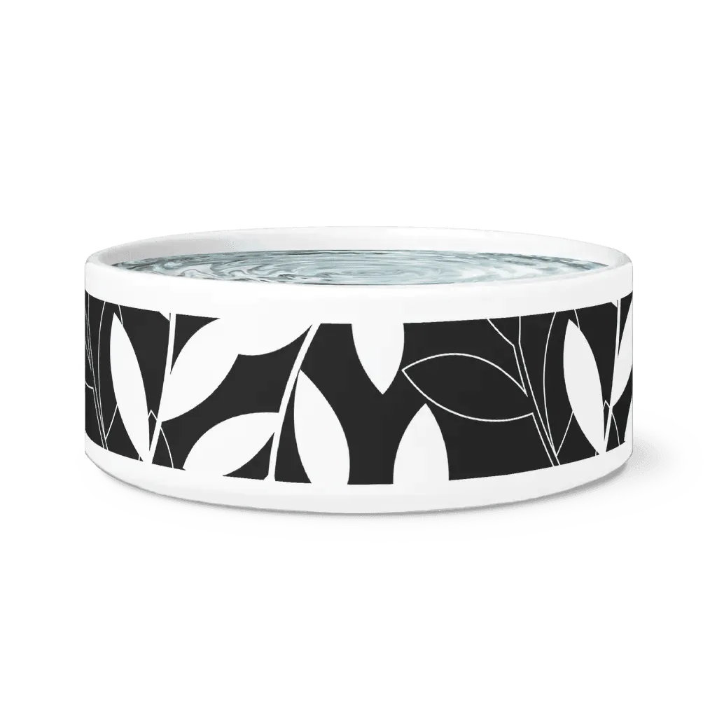 Elegant Ceramic Pet Bowl with Trendy Design for Home Aesthetics