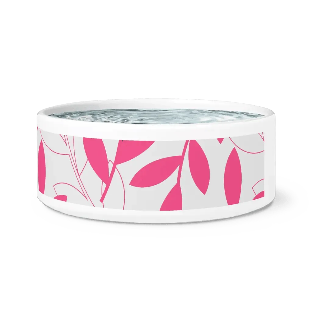 Elegant Ceramic Pet Bowl with Trendy Design for Home Aesthetics