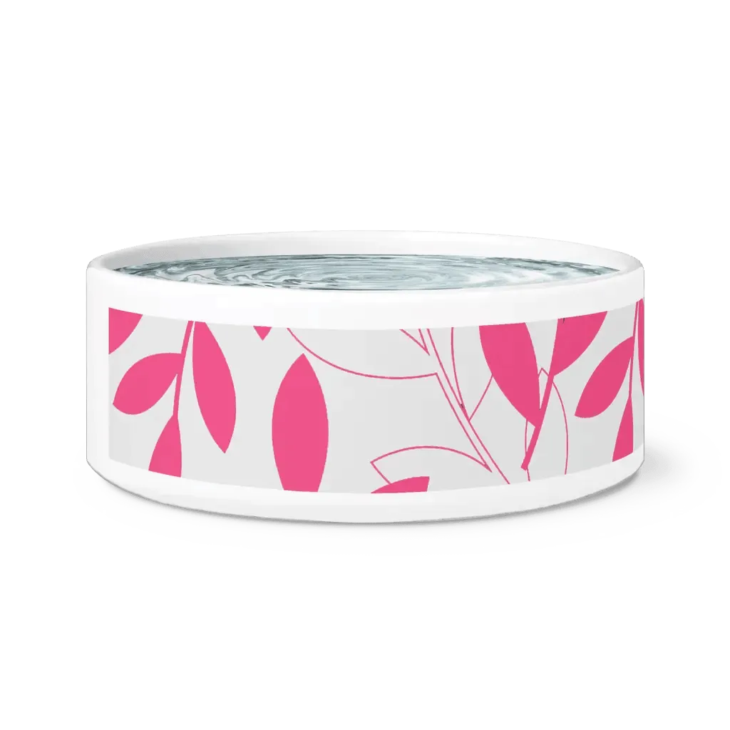 Elegant Ceramic Pet Bowl with Trendy Design for Home Aesthetics