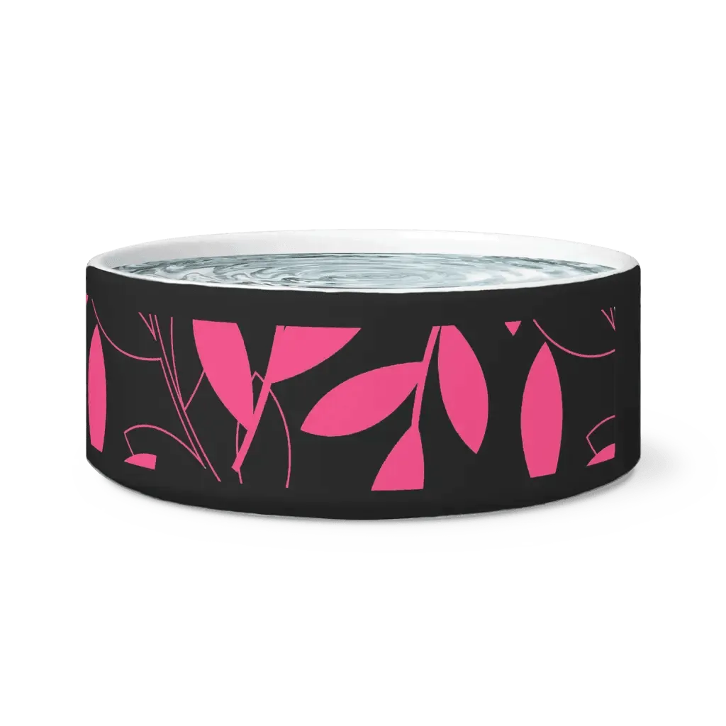 Elegant Ceramic Pet Bowl with Trendy Design for Home Aesthetics