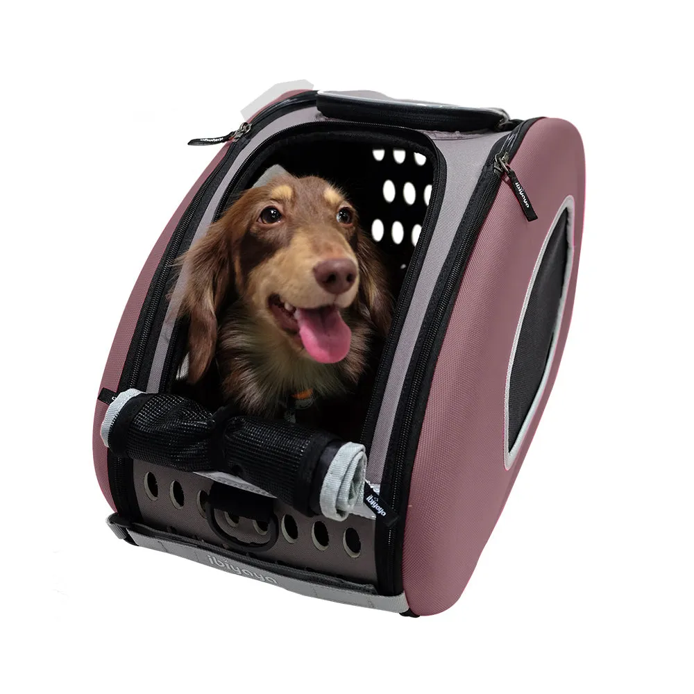 Eva Pet Wheeled Multifunctional Carrier - Chocolate