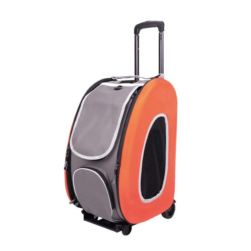 Eva Pet Wheeled Multifunctional Carrier - Chocolate