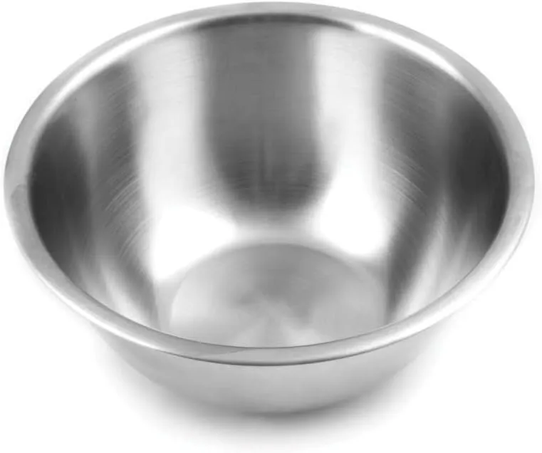 Fox Run Stainless Steel Small Mixing Bowl, 7.25 x 7.25 x 3.75 inches, Metallic