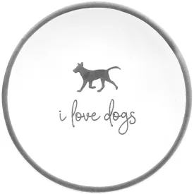 I Love Dogs 2.5" Trinket Dish