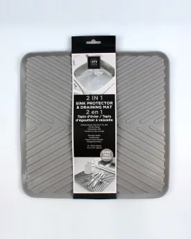 ITY 2-in-1 Sink Protector & Draining Mat - 90113