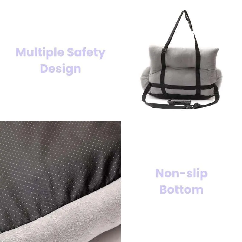 Julibee Fluff Dog Car Seat Bed