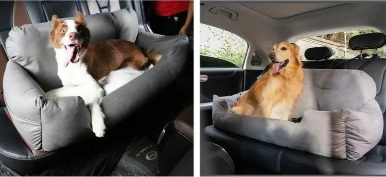 Julibee Fluff Dog Car Seat Bed
