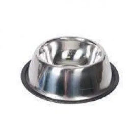 Karlie Dog Bowl 'Inox' Rubber Edge - 2330ml