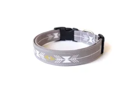 Mauve Gray Southwest Dog Collar