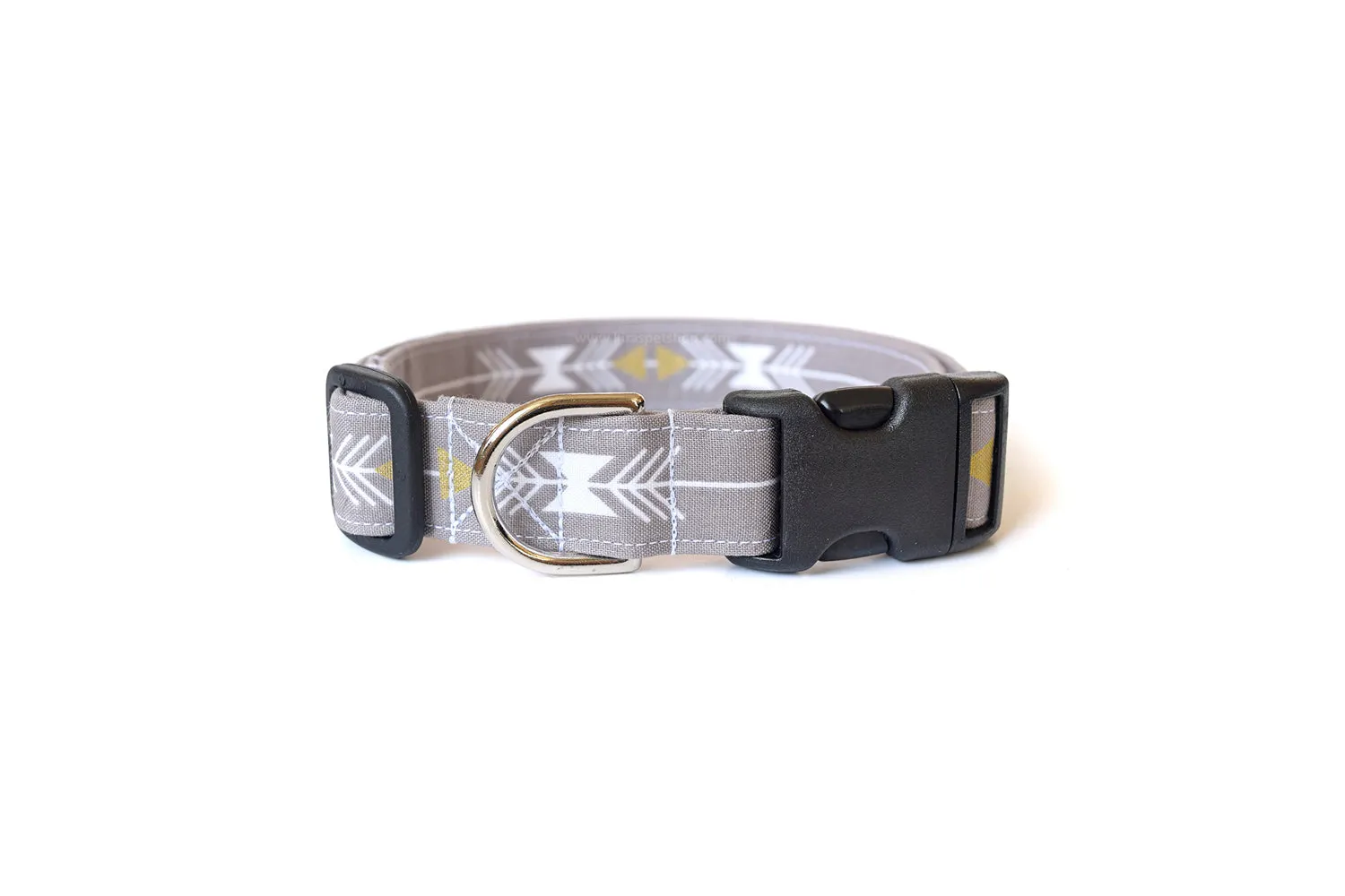 Mauve Gray Southwest Dog Collar