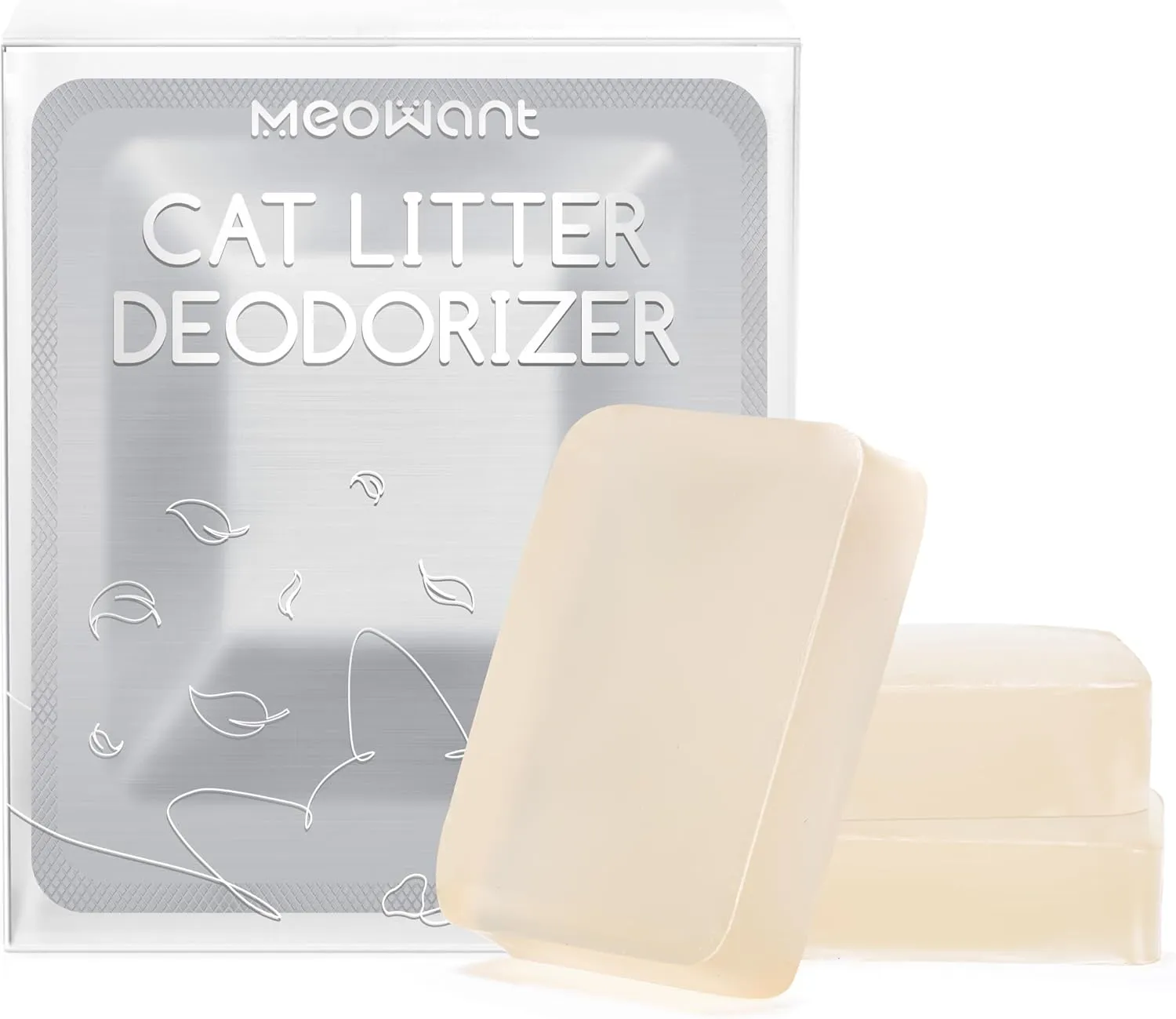MeoWant Pet Odor Eliminator, Automatic Cat Litter Box Odor Deodorant Gel Only Suitable for MW-SC01 / MW-SC02 / LB02 Cat Litter Box 3Pcs
