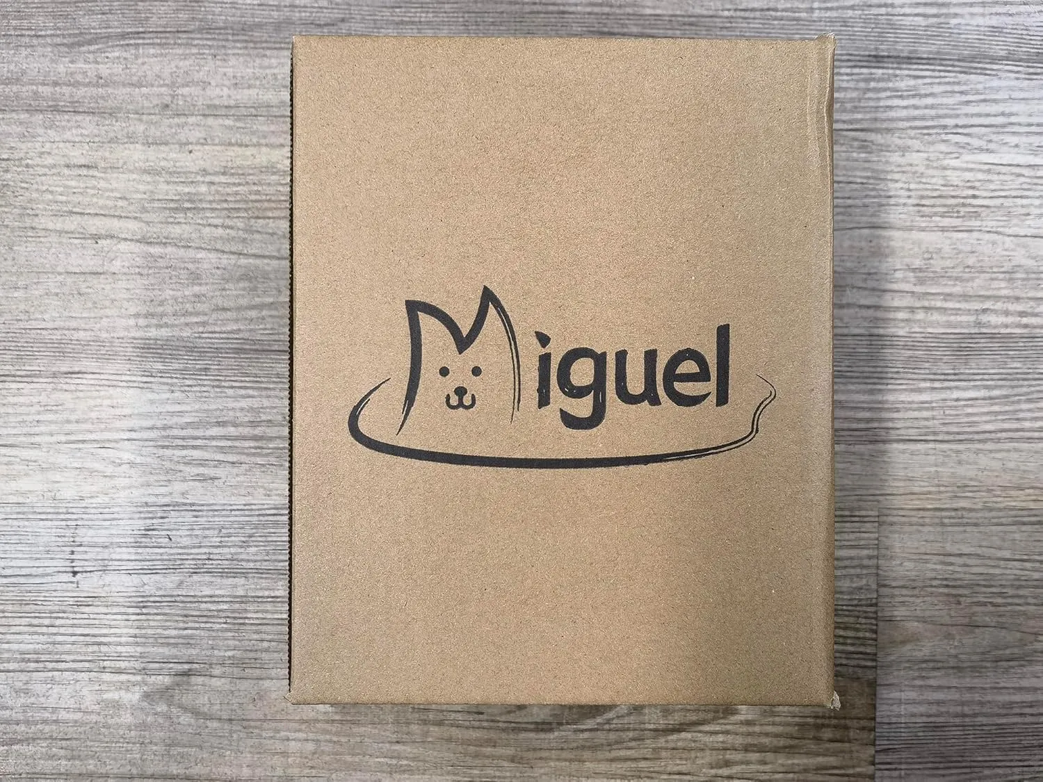 Miguel Medium Small Dog Bed with Washable Removable Cover - Rectangle Pet Bed for Indoor Cats with Bolster Soft Cuddle Bed for Puppies with Supportive Side Wall Non-Slip Bottom, Dark Gray 25 Inches