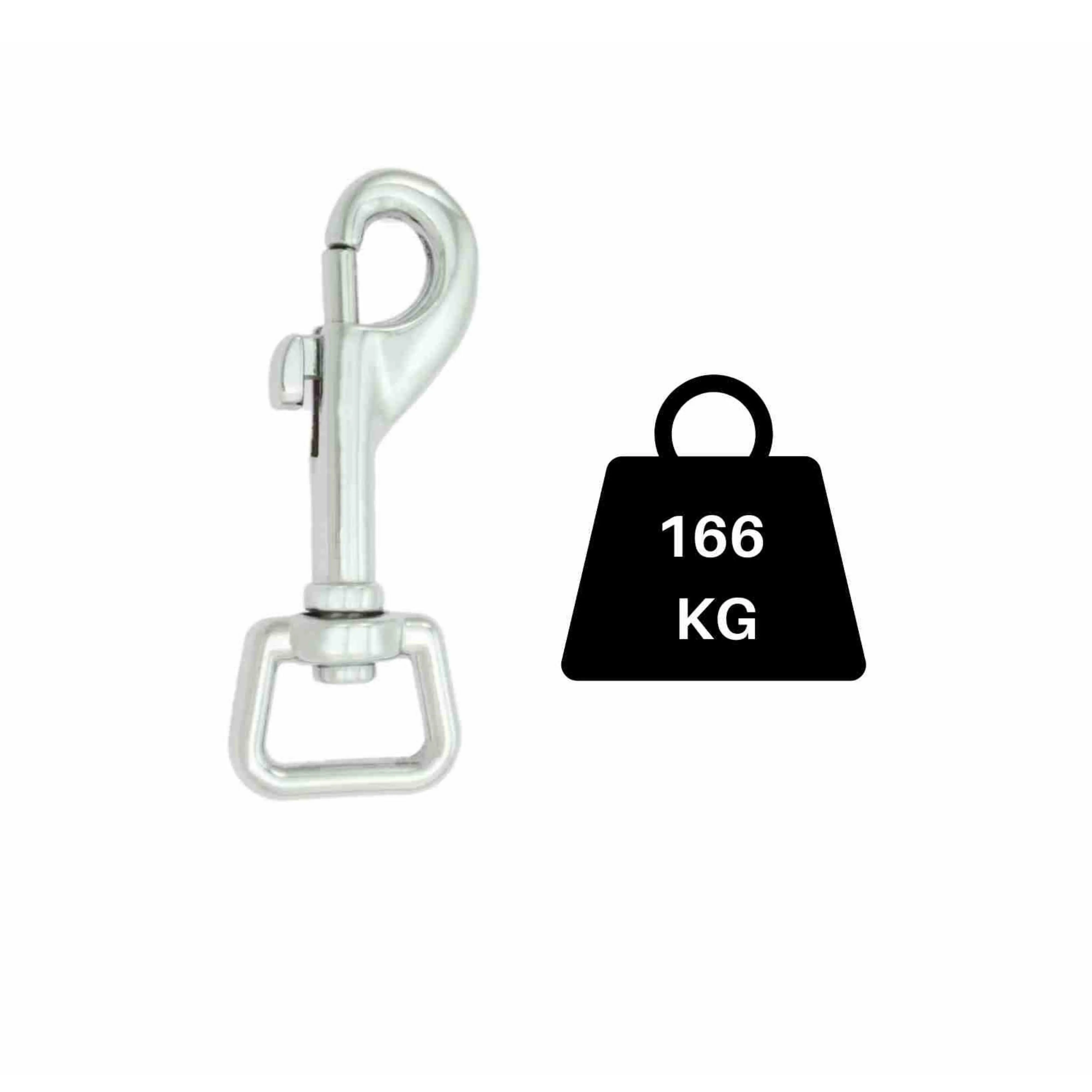 Non - Slip, Waterproof Dog Leash Hexa | Gray | Width: 16 mm