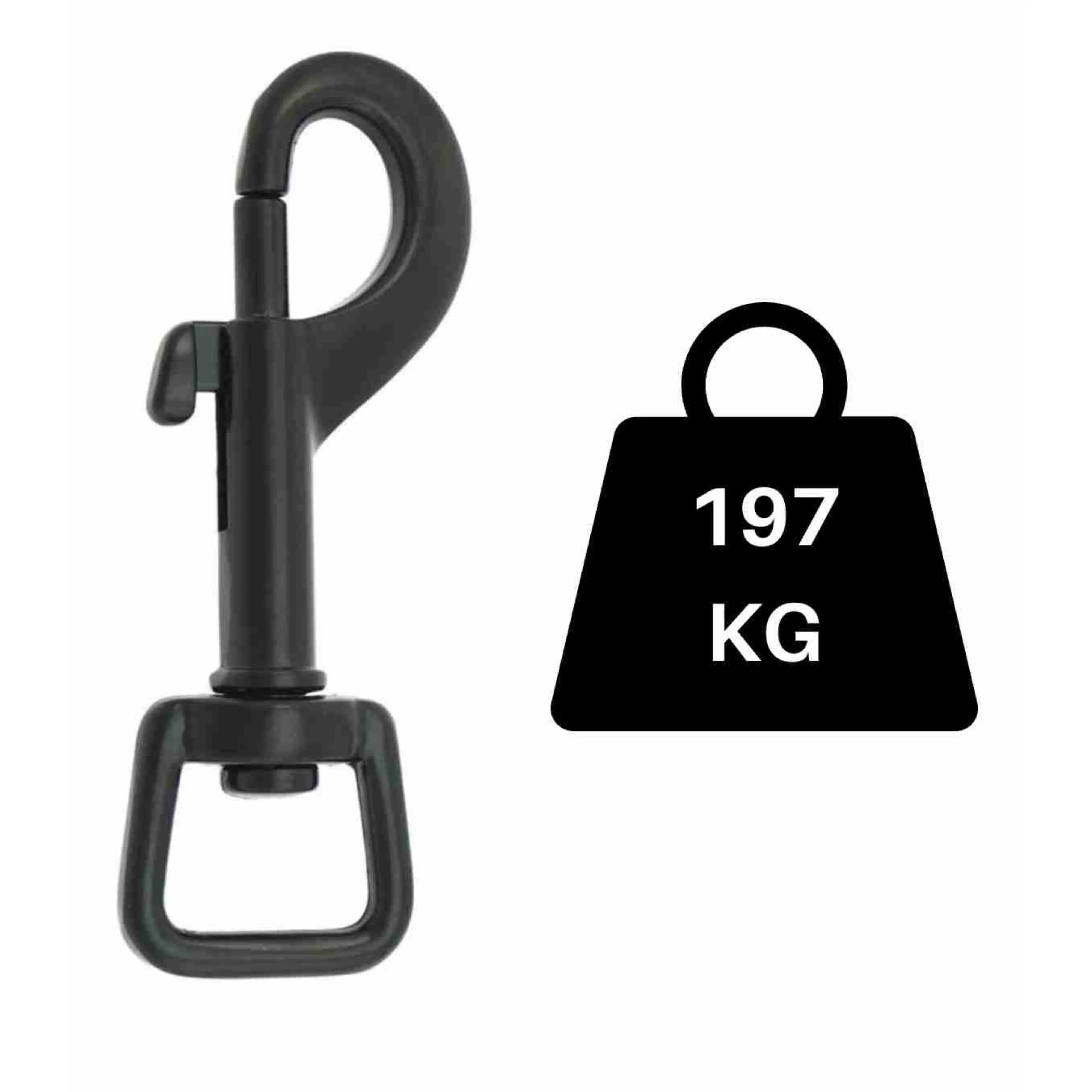 Non - Slip, Waterproof Dog Leash Hexa | Gray | Width: 16 mm