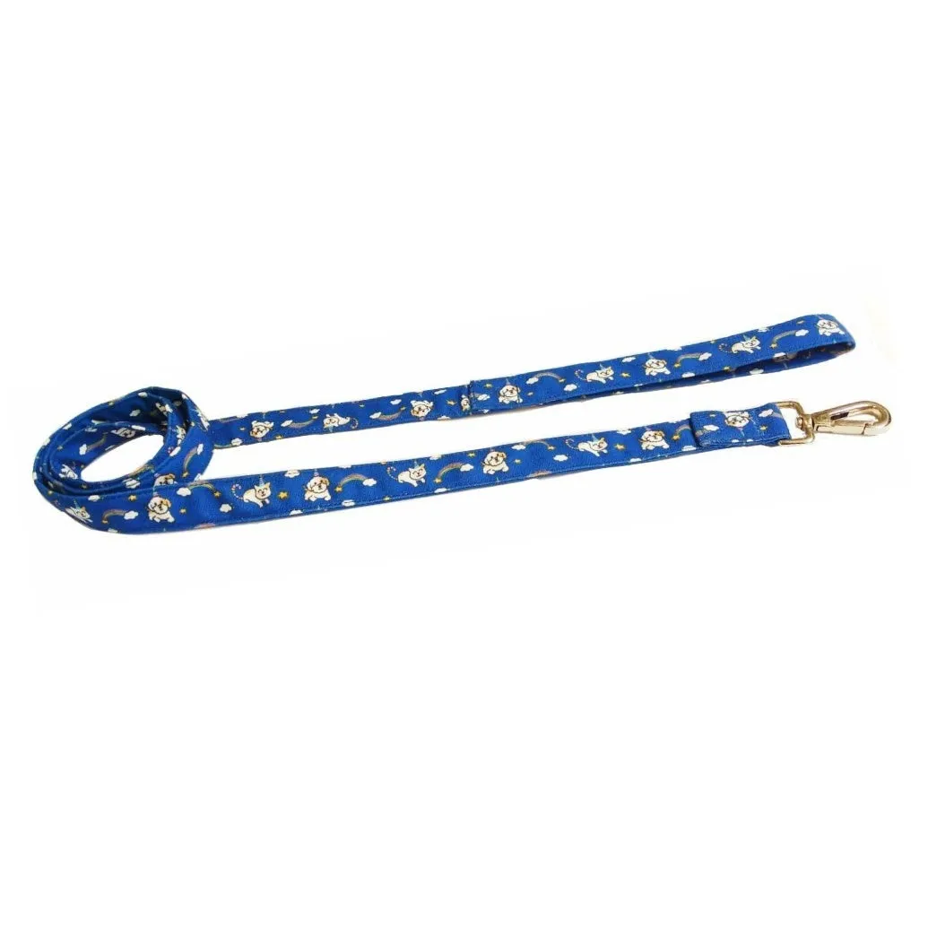 Nutty's Den Unicorn Love Leash - 100% cotton leash for dogs
