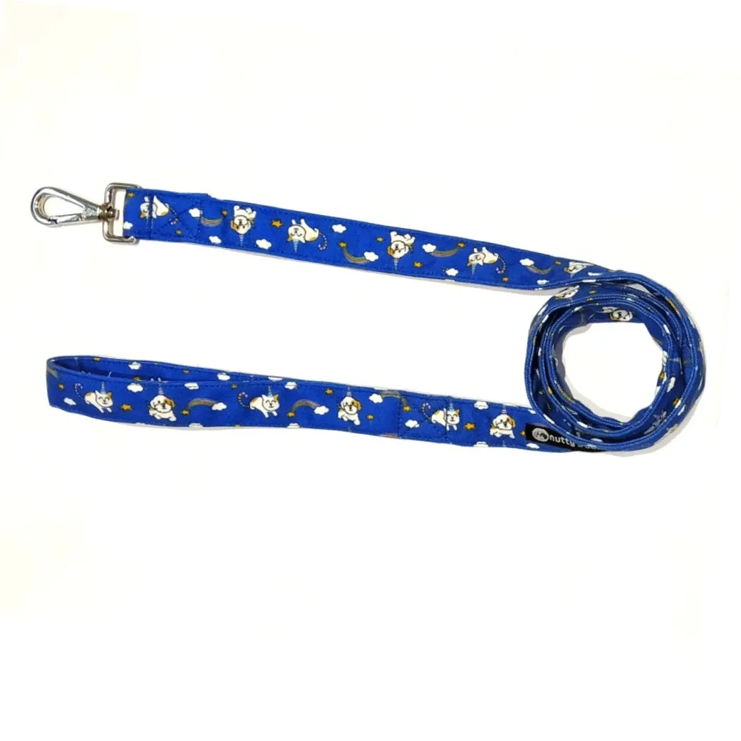 Nutty's Den Unicorn Love Leash - 100% cotton leash for dogs