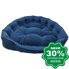 One for Pets - Adela Snuggle Bed - Denim - 25" x 21" x 6"(L)