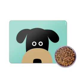 Peeking Doggie Pet Bowl Placemat
