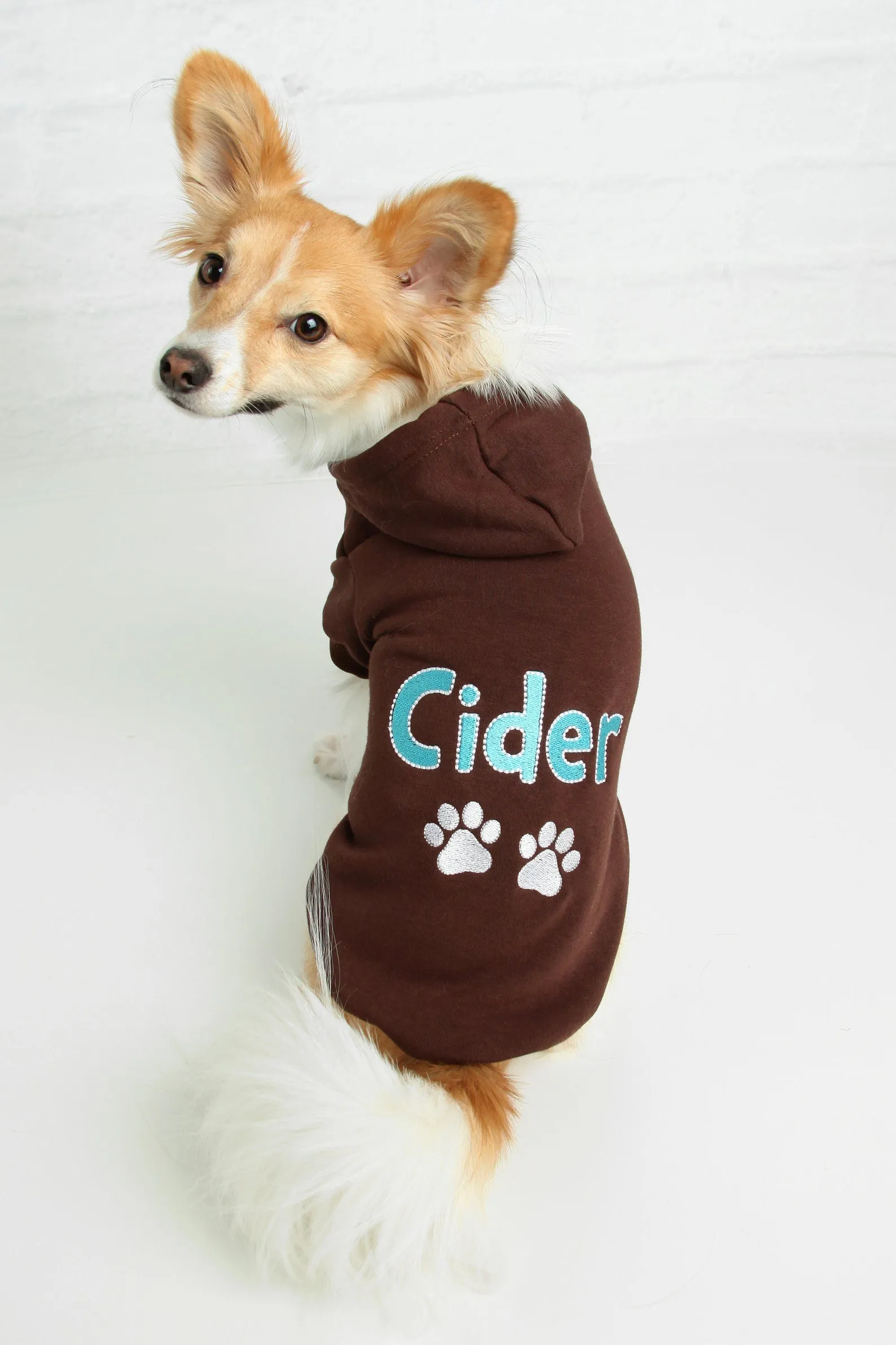 Personalized Dog Hoodie - Embroidered Name Pet Hoodie - Personalized Dog Sweatshirt - Puppy Clothing - Personalized Dog Clothes Outdoor Dog