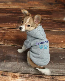 Personalized Dog Hoodie - Embroidered Name Pet Hoodie - Personalized Dog Sweatshirt - Puppy Clothing - Personalized Dog Clothes Outdoor Dog