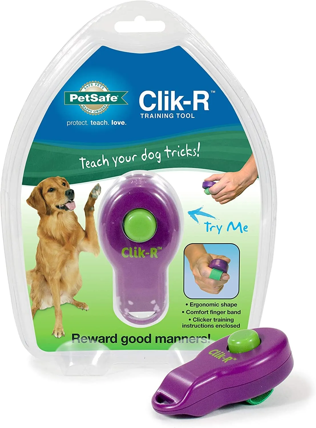 Petsafe Clik-R Pet Training Clicker - Purple