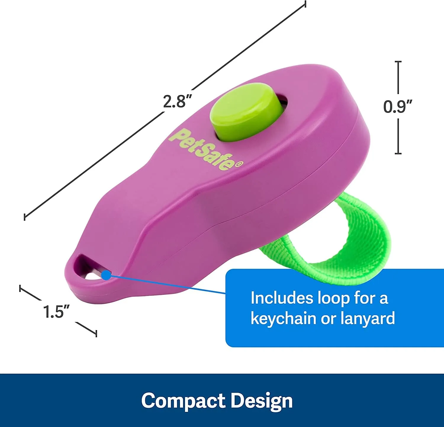 Petsafe Clik-R Pet Training Clicker - Purple