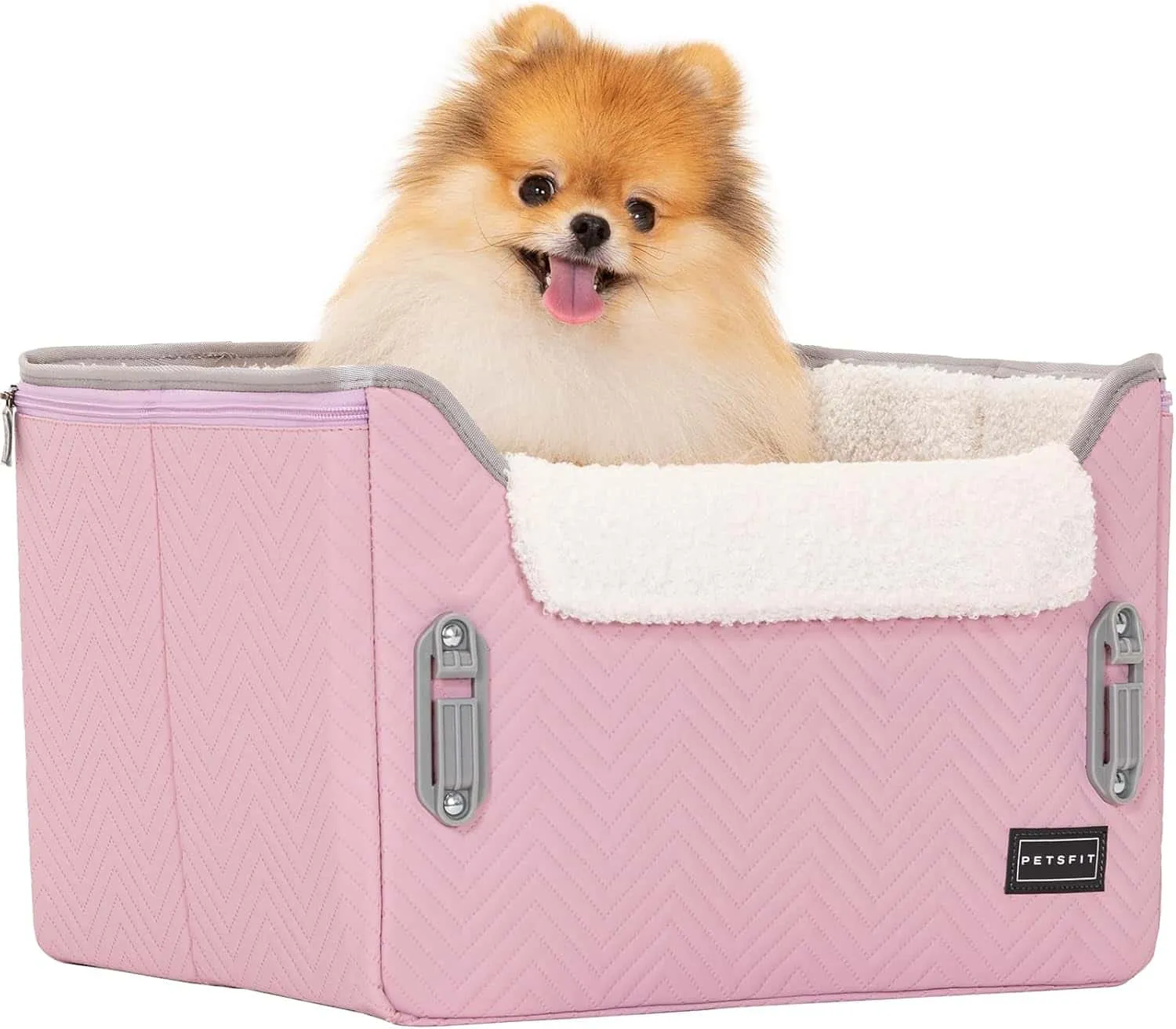 PETSFIT Dog Car Seat Pink