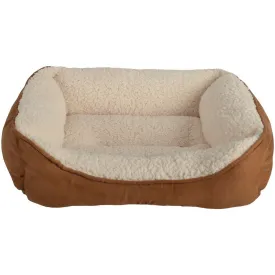 PetSpaces 12311-02 Faux-Suede Rectangular Pet Bed (Small)