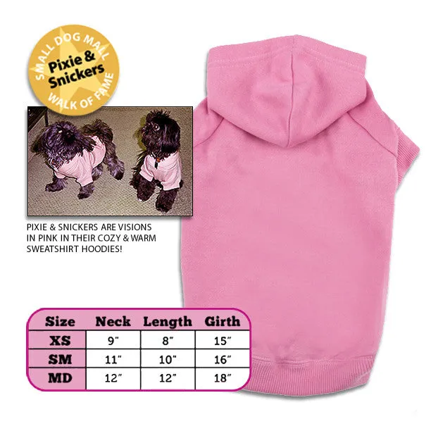 Pink Pet Dog Sweatshirt Hoodie