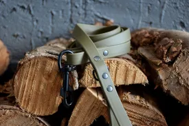 PREMADE COLLECTION - Olive & Black Biothane Dog Leash