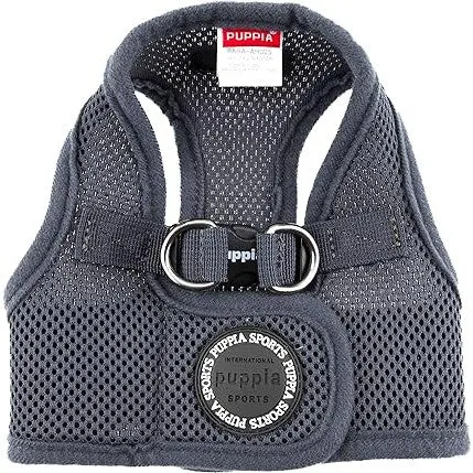Puppia Soft Jacket Harness (B) - Grey