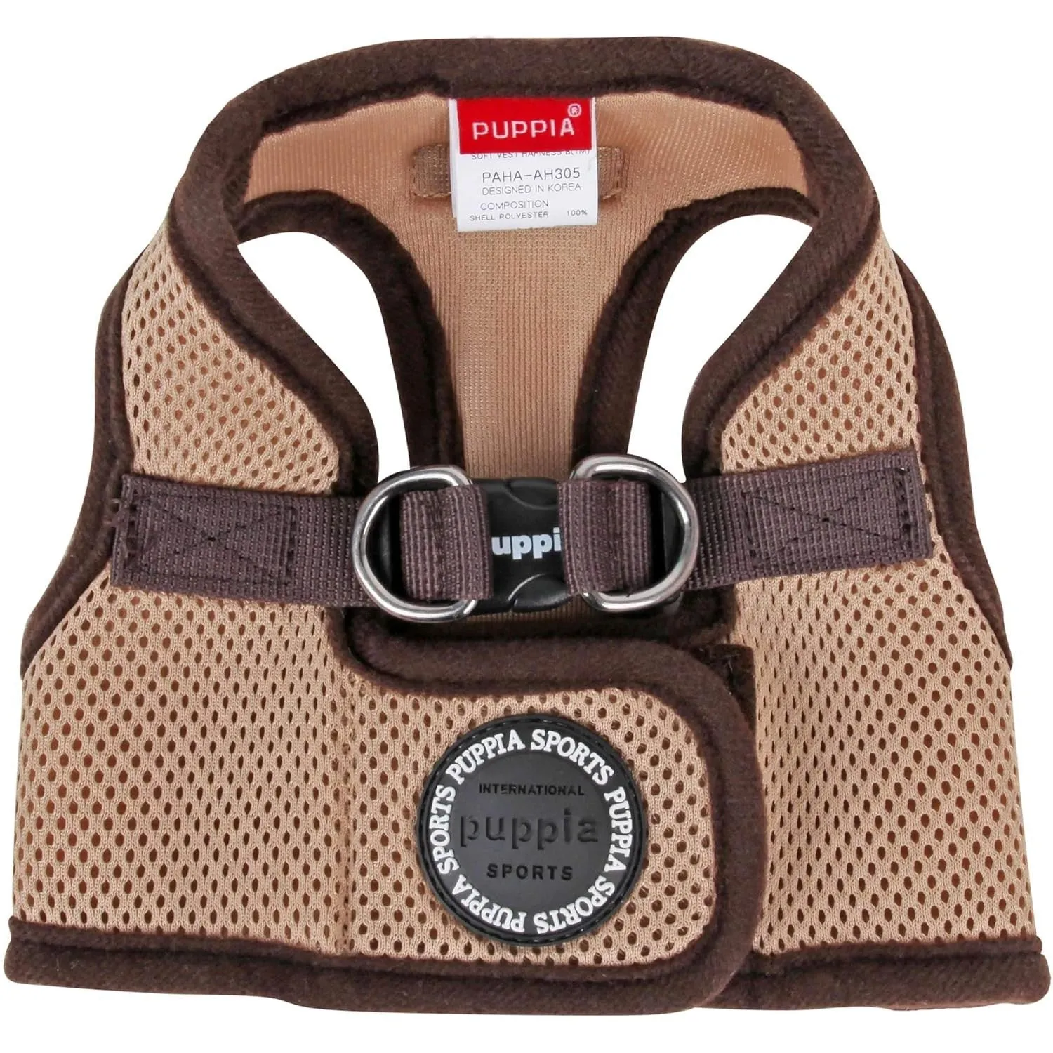 Puppia Soft Vest Dog Harness (B) - Beige