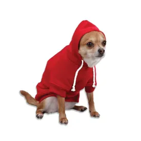 Red Small Pet Dog Sweatshirt Hoodie